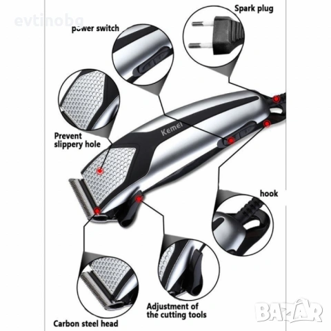Тример за подстригване Kemei KM-4640, снимка 5 - Машинки за подстригване - 53941757