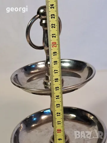 двуетажно иноксово плато 6/5, снимка 5 - Аксесоари за кухня - 49324556