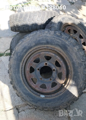 8 автомобилни гуми, 4 с джанти, 195/80 R15, снимка 3 - Гуми и джанти - 52054103