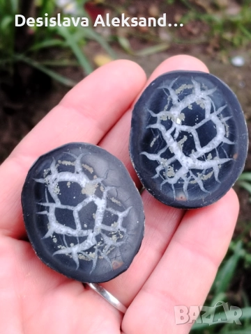 Двойка септарии от Мароко 