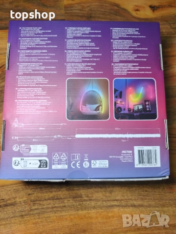 Чисто нова запечатана плюшена лед лента 2 метра с адаптер 12 волта и кабел 1,5 метра. Включва ..., снимка 3 - Лед осветление - 52674966