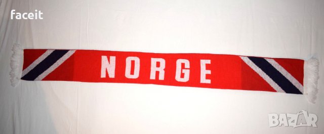 Norway - NORGE - Страхотен 100% оригинален шал / Норвегия / Фенски