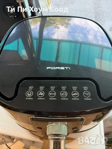 Фритюрник с горещ въздух Foreti AF-350, снимка 3 - Фритюрници - 50870397