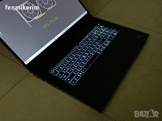 17.3' FHD IPS i7-12850HX DELL Precision 7770 128GB DDR5/1TB NVMe/Nvidia RTX A3000 12GB/Бат 6ч, снимка 6 - Лаптопи за работа - 52456602