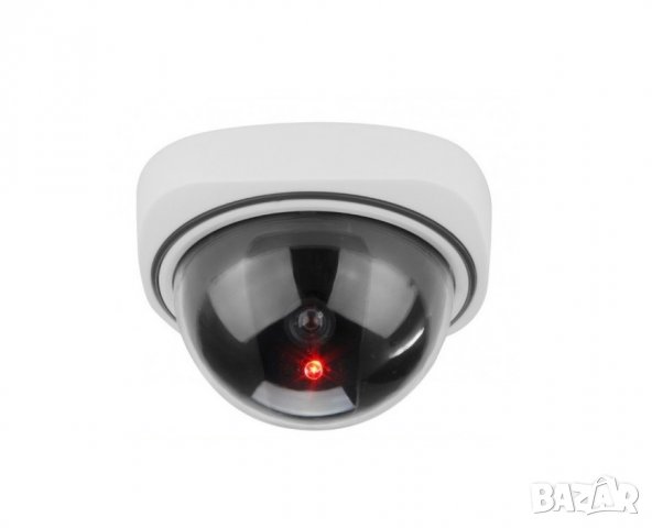 Фалшива куполна видеокамера за офис помещения, входове и други+Батерии 