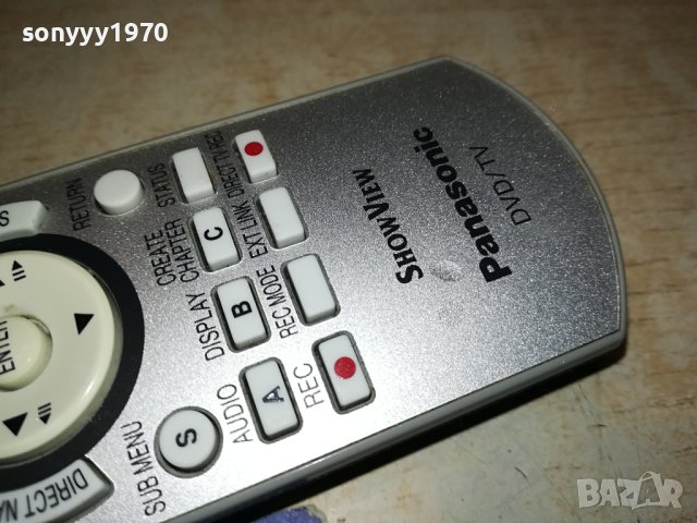 PANASONIC TV VIDEO & DVD-REMOTE-ВНОС SWISS 1110231848, снимка 13 - Дистанционни - 42525636