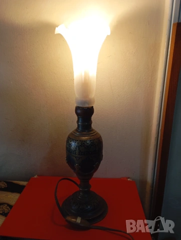 Настолна лампа арт деко, снимка 4 - Настолни лампи - 54146380
