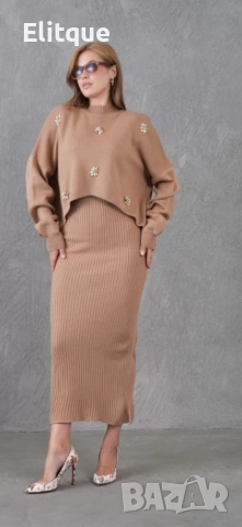 дамски комплекти блуза и пола , снимка 2 - Комплекти - 52552644