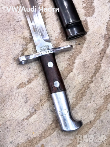 Швейцарски щик нож байонет K31 Schmidt Rubin М1918, снимка 4 - Антикварни и старинни предмети - 53958294
