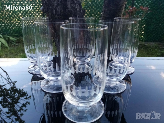 Немски кристален сервиз за бира / вода