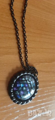 Черен Медальон Колие Гейм оф Тронс Дракон ГОТ  Game of Thrones, снимка 4 - Колиета, медальони, синджири - 31847888