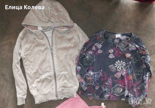 Суитчер и блуза за момиче 116-122 см, снимка 1 - Детски анцузи и суичери - 40491192