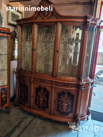Изискана масивна витрина, снимка 6 - Секции и витрини - 56381948