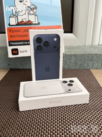 НОВ❗️ НЕразпечатан❗️ Iphone 17 PRO MAX ❗️Лизинг от 104лв/м❗️ silver blue ❗️USA, снимка 9 - Apple iPhone - 52615028