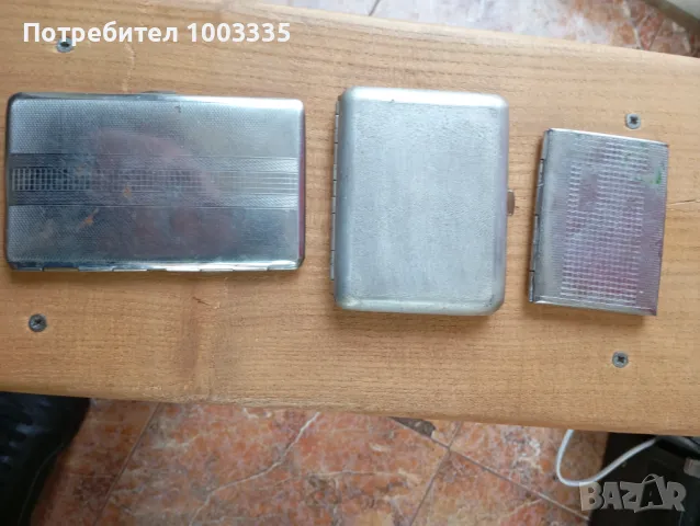 Три стари табакери , снимка 2 - Други ценни предмети - 48140474