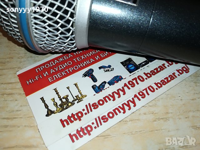 SHURE BETA58A-PROFI MIC-ВНОС SWISS 2705221835, снимка 10 - Микрофони - 36895580