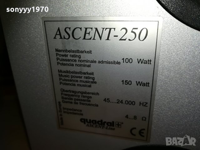 quadral ascent-line 250 внос switzerland, снимка 18 - Тонколони - 29562633