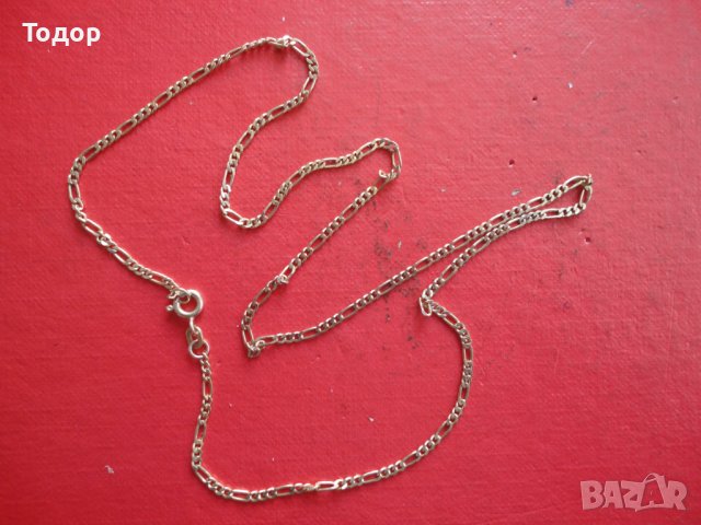 Позлатена сребърна верижка Binder 925 FBM, снимка 4 - Колиета, медальони, синджири - 40697781