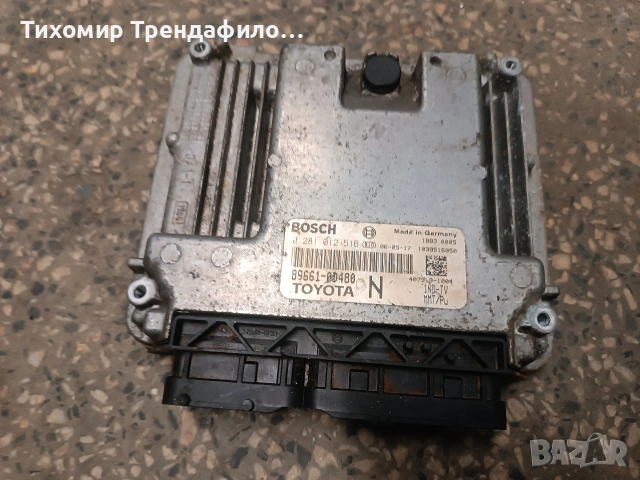 ECU Toyota Yaris 1.4 D4D 0281012516 EDC16C10 , 89661-0D480 , 0 281 012 516 , 896610d480, снимка 2 - Части - 53176337