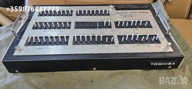Ретро уред Тошиба Тестер Toshiba old technic, снимка 5 - Антикварни и старинни предмети - 50104618