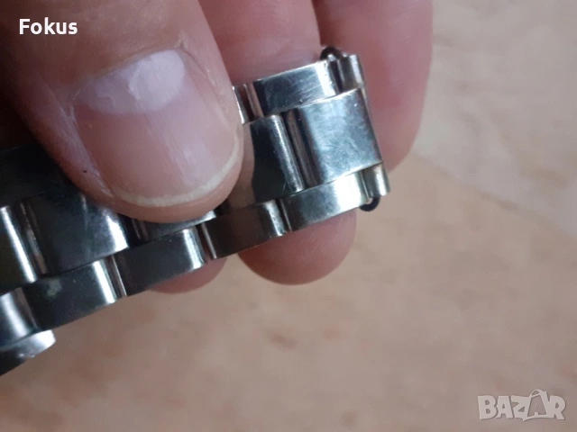 Стоманена каса и верижка за часовник Rolex -сапфирено стъкло, снимка 5 - Антикварни и старинни предмети - 53273802