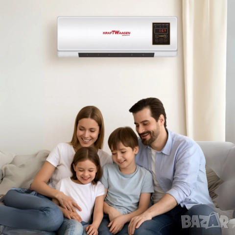 Стенна печка KraftWaagen 3 в 1 – отопление и охлаждане за всяка стая, снимка 6 - Друга електроника - 51852402