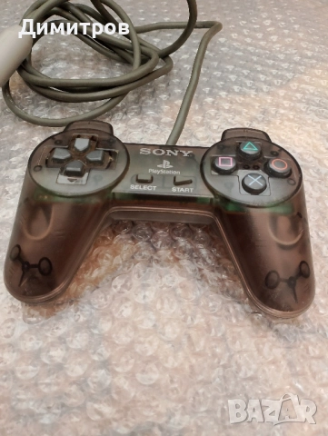 Playstation 1 контролер в цвят прозрачно черно, снимка 2 - Аксесоари - 51741819