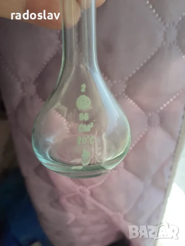 Мерителна колба 50 мл и епруветки, снимка 5 - Лаборатория - 50589279