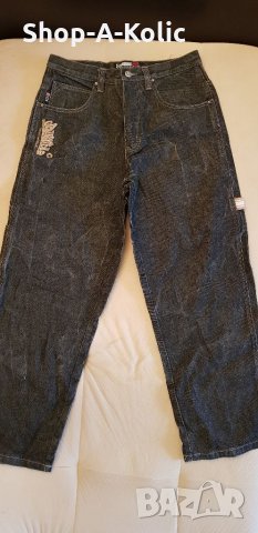 Vintage 90s SOUTH POLE Denim Jeans Hip Hop Embroidered, снимка 1