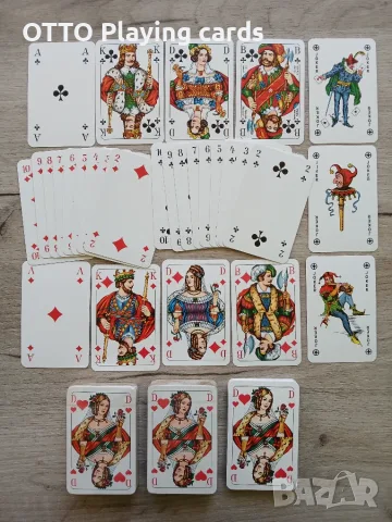 Стари карти за игра, немски оригинал, снимка 5 - Карти за игра - 51895399