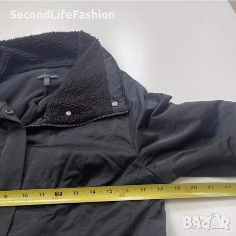 Дълго яке Eileen Fisher дамско размер S, черно, снимка 6 - Якета - 52859141