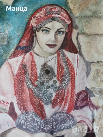 Голяма авторска картина масло, снимка 5 - Картини - 50945623