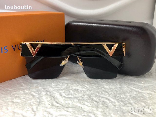 -25 % разпродажба Louis Vuitton 2023 висок клас мъжки слънчеви очила маска, снимка 9 - Слънчеви и диоптрични очила - 38978671