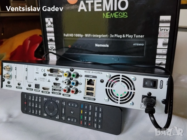 ATEMIO NEMESIS 70 Евро сателитен приемник , снимка 2 - Приемници и антени - 54212443