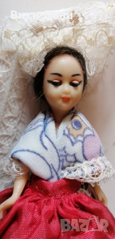 ретро кукла с мигащи очи Франция, снимка 2 - Колекции - 34512988