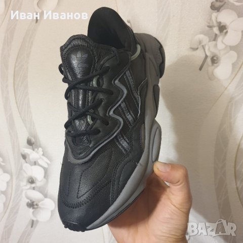 оригинални кожени маратонки ADIDAS OZWEEGO CORE BLACK номер 43 1/3, снимка 9 - Маратонки - 41497630