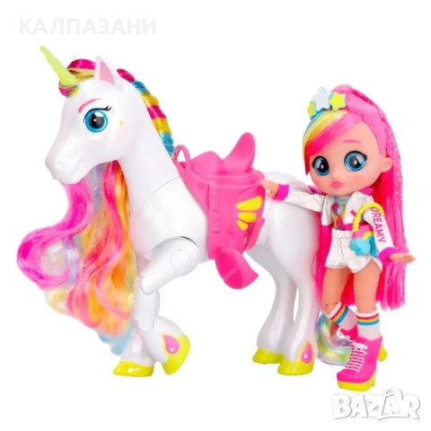 IMC Кукла CRYBABIES BFF Dreamy с вълшебен еднорог Rym 87798, снимка 5 - Кукли - 42745378