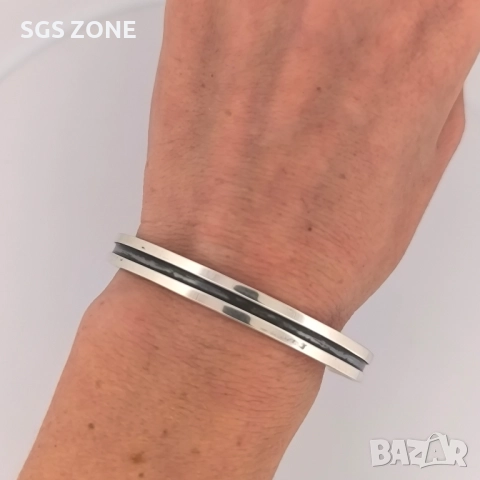 МАСИВНА СРЕБЪРНА ГРИВНА ОТ ТАЙЛАНД ЗА МЪЖЕ И ЖЕНИ, снимка 4 - Гривни - 52318127