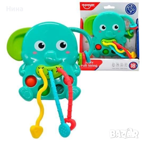 Сензорна играчка Montessori elephant/ слонче, снимка 4 - Образователни игри - 52378155