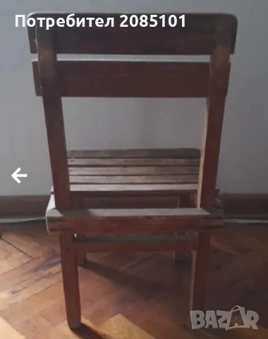 Ретро детско столче, снимка 3 - Антикварни и старинни предмети - 52791228