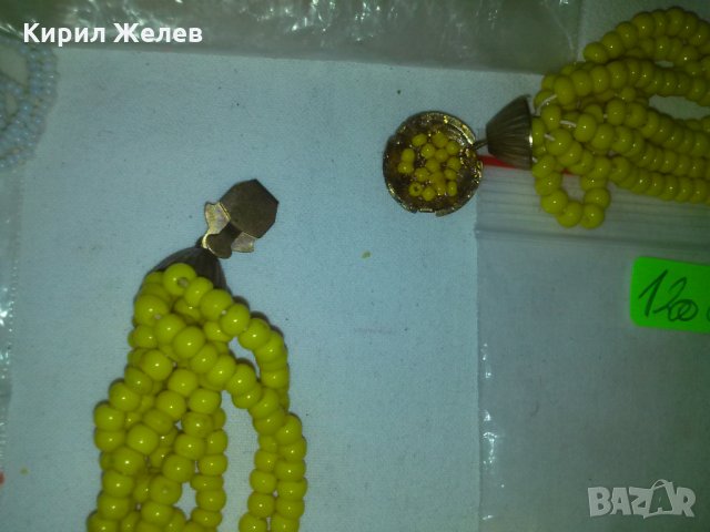 30-те ГОДИНИ АРТ ДЕКО МЪНИСТЕНО КОЛИЕ с БРОНЗОВА ЗАКОПЧАЛКА 8192, снимка 4 - Антикварни и старинни предмети - 29629170