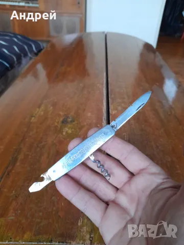 Стар джобен нож,ножче,ножка ДСК, снимка 4 - Други ценни предмети - 49663175