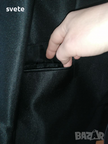 Мъжки костюм в три части сатен , снимка 5 - Костюми - 36379199