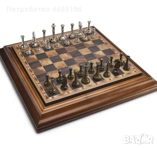 Луксозен дървен шах НОВ!!! Перфектен за подарък за рожден ден юбилей завършване или друг повод, снимка 2 - Подаръци за юбилей - 55999199