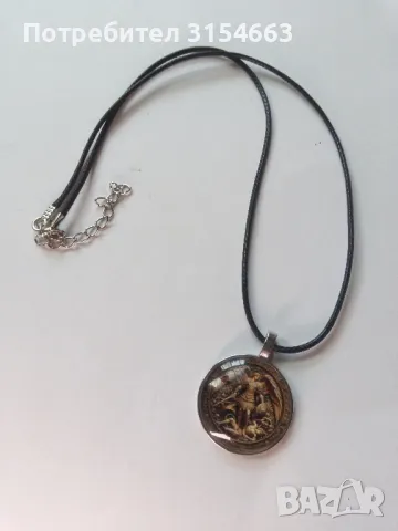 Медальон с Архангел Михаил , снимка 1