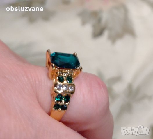 Дамски пръстен злато с изумруди 💥, снимка 8 - Пръстени - 33735552