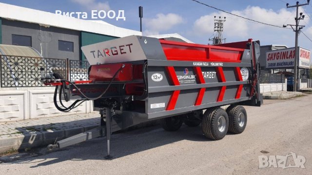 Тороразхвърлящо ремарке с избутващ панел 14 тона