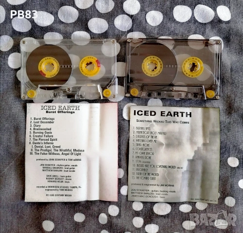 Iced Earth - LOT of 2 Albums (Аудио Касети) Heavy Metal , снимка 3 - Аудио касети - 53666591