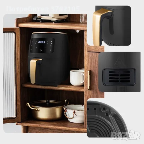 Air Fryer Foliamo Maxx 4.5 л., 1400 W, снимка 10 - Фритюрници - 56219453