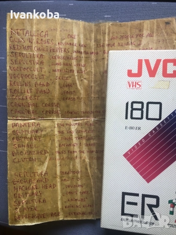 Видео касети с метъл клипове от MTV Headbanger's ball, снимка 2 - DVD дискове - 51581482